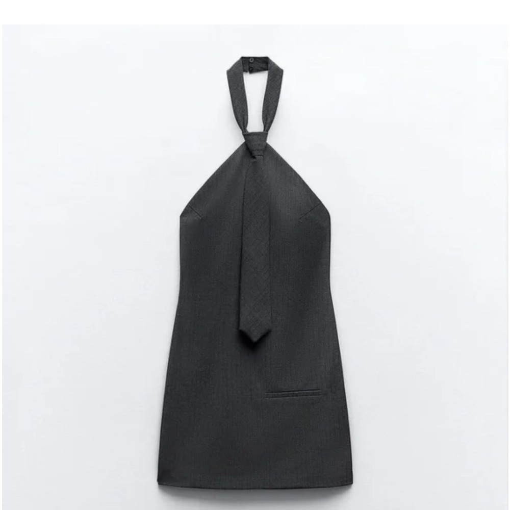 Zara Tie Halter Dress